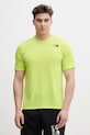 Odzież The North Face t-shirt treningowy męski BITMAP NF0A8FTURIQ1 zielony