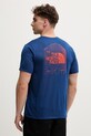 The North Face t-shirt męski BITMAP granatowy NF0A8FTVD1R1
