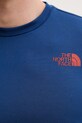 The North Face t-shirt męski BITMAP NF0A8FTVD1R1 granatowy