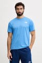 The North Face t-shirt damski PENTADOME EMBOSSED niebieski NF0A8G87H0F1