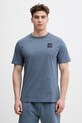 The North Face t-shirt męski z bawełną Evolution niebieski NF0A8G9C0U31