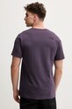 Odzież The North Face t-shirt męski z bawełną Evolution NF0A8G9CG5O1 fioletowy
