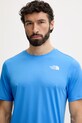 The North Face t-shirt treningowy męski 24/7 niebieski NF0A894BH0F1