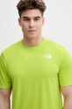 The North Face t-shirt treningowy męski 24/7 zielony NF0A894BRIQ1