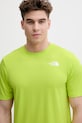 The North Face t-shirt treningowy męski 24/7 zielony NF0A894BRIQ1