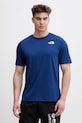 Odzież The North Face t-shirt treningowy męski 24/7 Redbox Tee NF0A895MD1R1 granatowy