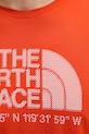 The North Face tričko pánske LOGO GRAPHIC NF0A8BEJG6L1 oranžová