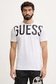 Guess t-shirt męski bawełniany biały F6GI01.J1314
