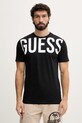 Guess t-shirt męski bawełniany czarny F6GI01.J1314