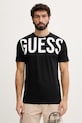 Guess t-shirt męski bawełniany czarny F6GI01.J1314