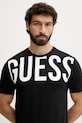 Odzież Guess t-shirt męski bawełniany F6GI01.J1314 czarny