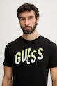 Guess t-shirt ανδρικό βαμβακερό μαύρο F6GI02.J1314
