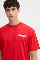 Guess t-shirt męski bawełniany F6GI05.K8HM4 czerwony