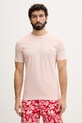 Guess tričko pánske bavlnené ružová F6GI06.K6XN4