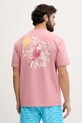 Guess тениска мъжка памучна розов F6GI07.K8FQ4