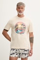 Guess t-shirt ανδρικό βαμβακερό μπεζ F6GI08.K8FQ4