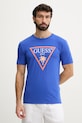 Guess T-shirt Ανδρικό μπλε F6GI09.J1314