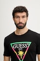 Guess t-shirt ανδρικό μαύρο F6GI09.J1314