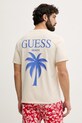 Guess tričko pánske bavlnené béžová F6GI10.KA260