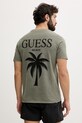 Guess tričko pánske bavlnené zelená F6GI10.KA260