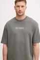 Guess t-shirt męski bawełniany BRIAN zielony U6GI00.KC241
