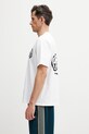by Parra Play ball T-shirt bawełniany męski 55270 biały SS26