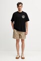 by Parra Play ball T-shirt bawełniany męski 55272 czarny