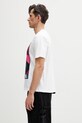 by Parra Ball to the face T-shirt męski bawełniany 55275 biały SS26