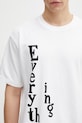 by Parra Everything T-shirt męski bawełniany biały 55280