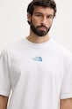 The North Face t-shirt męski bawełniany LIQUID LOGO biały NF0A8G9UFN41