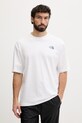 Odzież The North Face t-shirt męski bawełniany Liquid NF0A8G9WFN41 biały