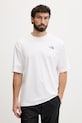 Odzież The North Face t-shirt męski bawełniany Liquid NF0A8G9WFN41 biały