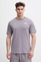 Odzież The North Face t-shirt męski bawełniany GRAPHIC NF0A8GA4G7O1 szary