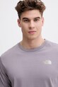 The North Face t-shirt męski bawełniany GRAPHIC szary NF0A8GA4G7O1