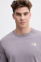 The North Face t-shirt męski bawełniany GRAPHIC szary NF0A8GA4G7O1
