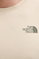 The North Face t-shirt męski z bawełną MONTE NF0A8GA7DOM1 beżowy