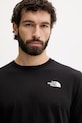 The North Face t-shirt męski bawełniany MONTE czarny NF0A8GA7JK31