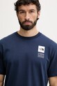 The North Face t-shirt męski bawełniany CELEBRATION granatowy NF0A8GAR8K21