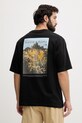 The North Face t-shirt męski bawełniany PLANT & FLORA czarny NF0A8GB3JK31