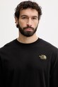 The North Face t-shirt męski bawełniany PLANT & FLORA czarny NF0A8GB3JK31