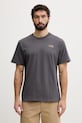 Odzież The North Face t-shirt męski bawełniany SNACK RELAXED NF0A8GB4RHI1 szary