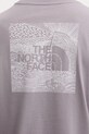 The North Face t-shirt męski z bawełną CELEBRATION NF0A8GV2G7O1 fioletowy