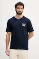 Gant t-shirt męski bawełniany granatowy 2003393