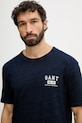 Gant t-shirt męski bawełniany granatowy 2003393