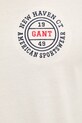 Gant t-shirt męski bawełniany beżowy 2003402
