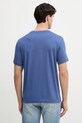 Odzież Gant t-shirt męski bawełniany 2003402 niebieski