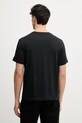 Odzież Gant t-shirt męski bawełniany 2003402 czarny