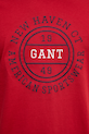 Gant t-shirt męski bawełniany 2003403 czerwony