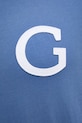 Gant t-shirt męski bawełniany 2003411 niebieski