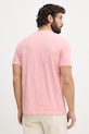 Oblečenie Gant basic tričko pánske bavlnené 2003419 ružová